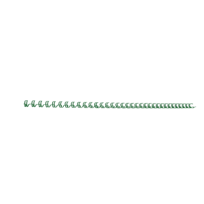 Пружина металлическая, нарезанная, Зелёная 6,4 мм (1/4 дюйма)