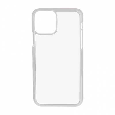 Чехол под сублимацию для iPhone 11, пластик + алюм. пластина., Белый