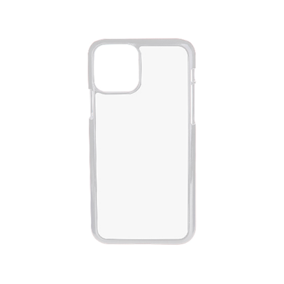 Чехол под сублимацию для iPhone 11 pro, пластик + алюм. пластина., Белый