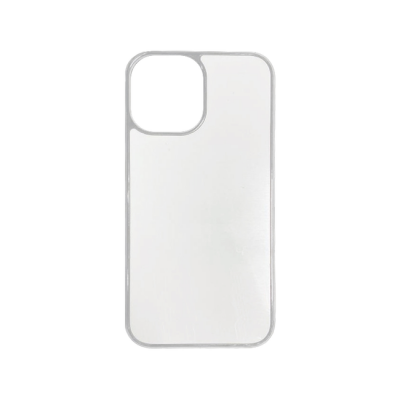 Чехол для iPhone 12 pro-max белый (силиконовый) + алюмин. пластина для сублимации