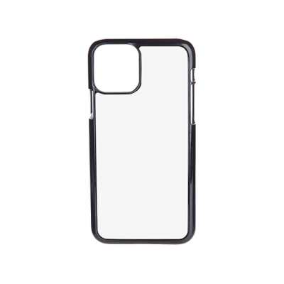 Чехол для iPhone 11 pro черный (пластиковый) + алюмин. пластина для сублимации