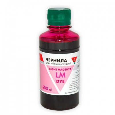 Чернила Epson L800, LE08-002LM Light magenta (светло-пурпурный), 200 мл.