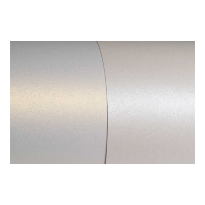 Бумага дизайнерская Galaxy metallic 70*100, 300 г/м2, лед (02-ice white), двухстор.