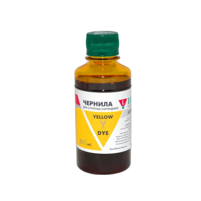 Чернила Epson L800, LE08-002Y Yellow (желтый), 200 мл.