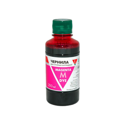 Чернила Epson L800, LE08-002M Magenta (пурпурный), 200 мл.