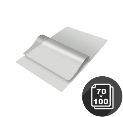 Пленка для ламинирования глянцевая 70*100 мм, 125 мкм