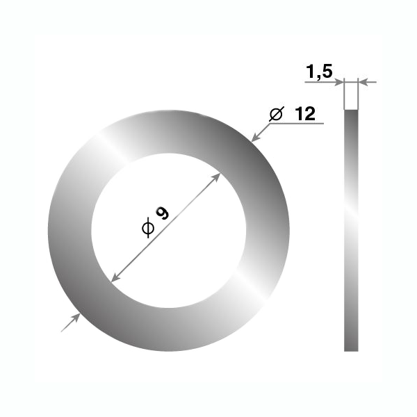 Календарный курсор - магнитное кольцо, 12х9х1,5 мм, 50 шт.