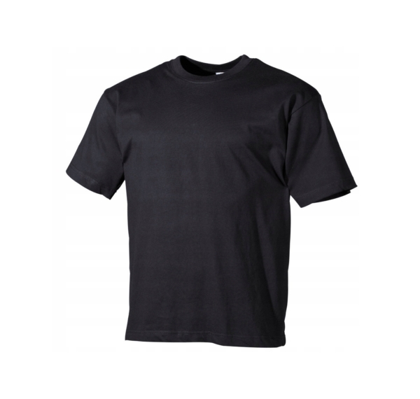 Футболка Стандарт; 100%х/б; 160 г/м2, Чёрная.
